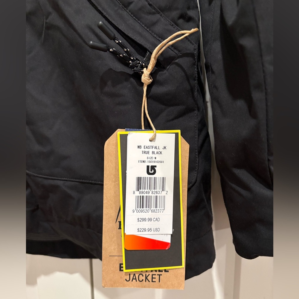 NWT Burton Eastfall Women's Black Insulated Ski Snowboard Parka - Picture 6 of 12